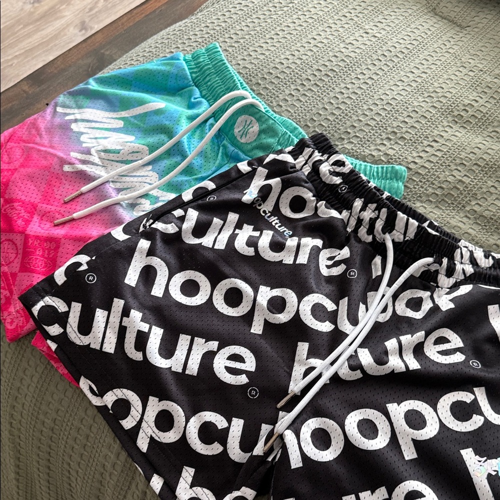 Kids Hoop Culture Athletic Shorts with Drawstring